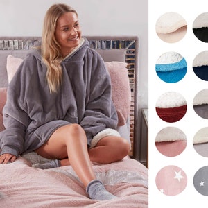 winter hoodie blanket