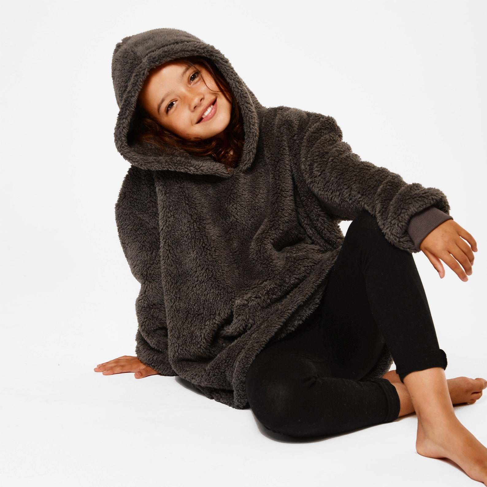 Wenlia Wearable Blanket Hoodie For Toddlers, Infant 2-6YR Sherpa
