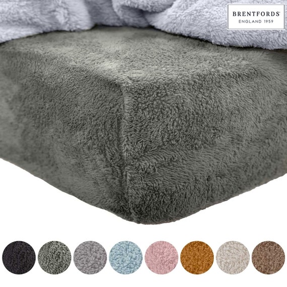 Teddy Fleece 30 CM Deep Box Fitted Sheet Thermal Warm Single Double King S/King Teddy Fleece 30 CM Deep Box Fitted Sheet Thermal Warm Single Double King S/King