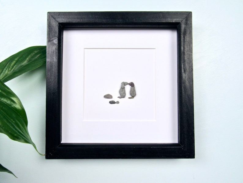 dog lover gift family art dog wall frame man/'s best friend dog present best friend puppy frame dog pebble picture pebble art