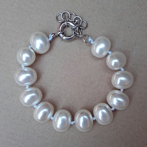 Bracelet Beads Pearl Crystal Thread Knot Adaptable Belisima Mother&#39;s Day Bridesmaid another 30 OFF 30 Percent Dto. Of them