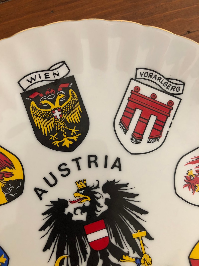 Austria Ceramic Dish Ghedina of Innsbruck