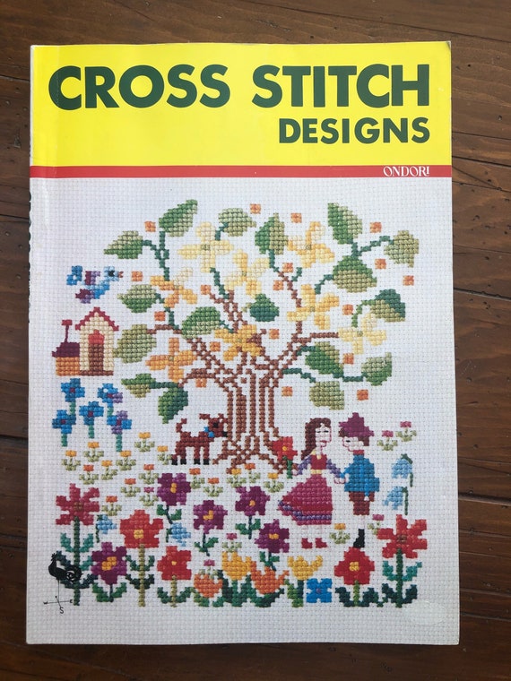 Ondori Cross Stitch Designs 1975 Cross Stitch Book Japan 