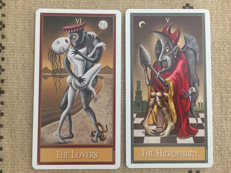 DEVIANT MOON Tarot Cards Tarot Deck Tarot Tarot Pack - Etsy