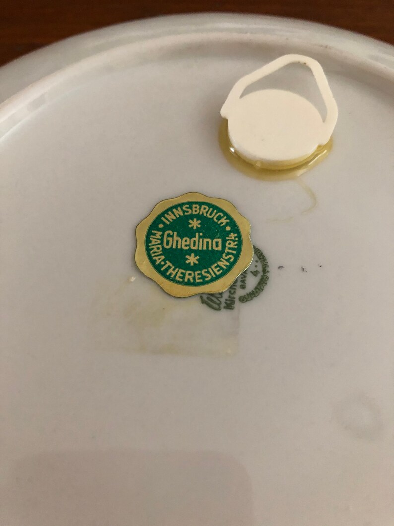 Austria Ceramic Dish Ghedina of Innsbruck