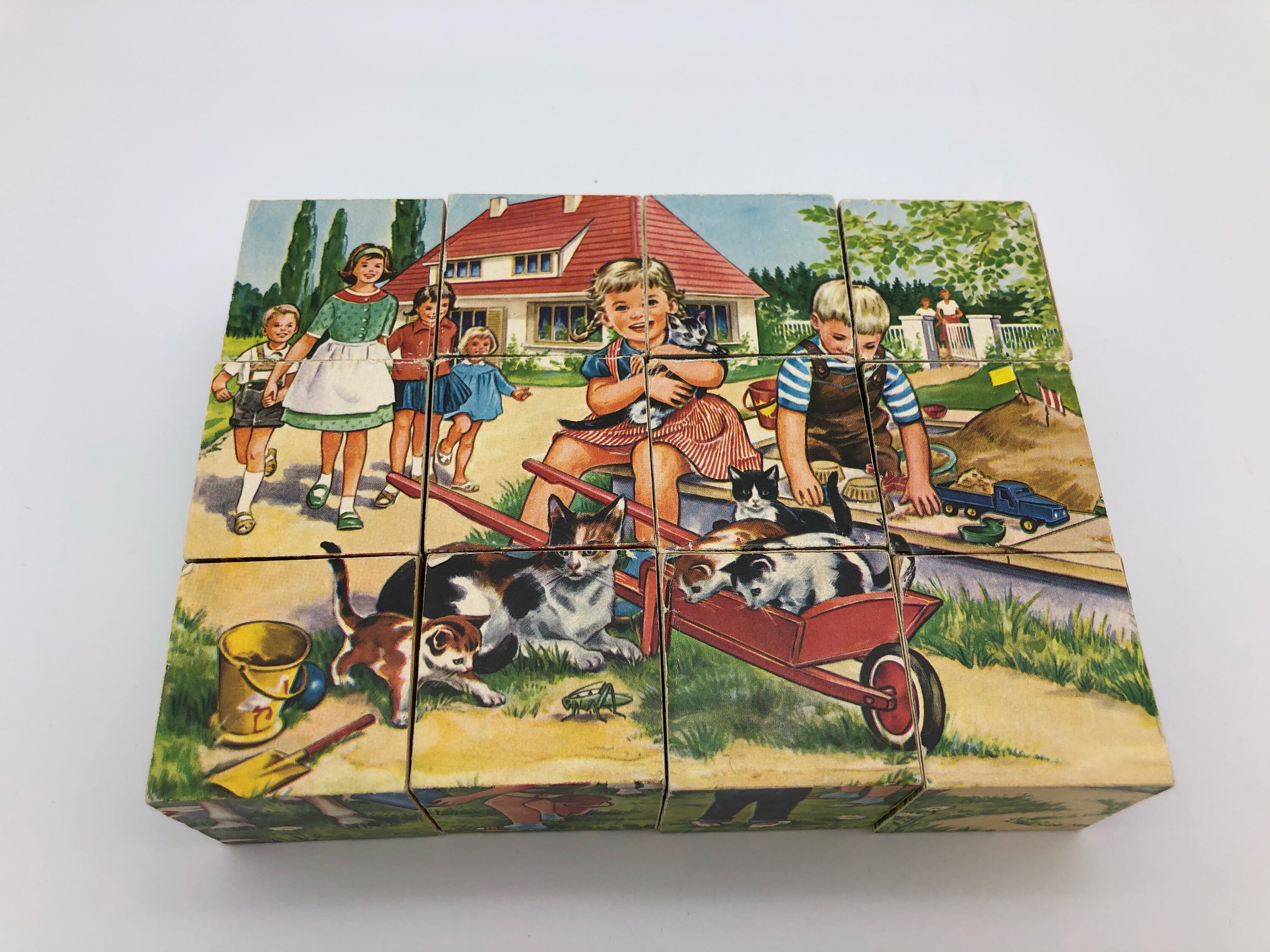 German Block Puzzle - Hermann Eichhorn - Made in West Germany - Etsy