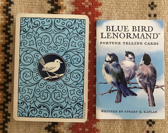 BLUE BIRD LENORMAND Fortune Telling Cards Tarot Cards Deck Etsy