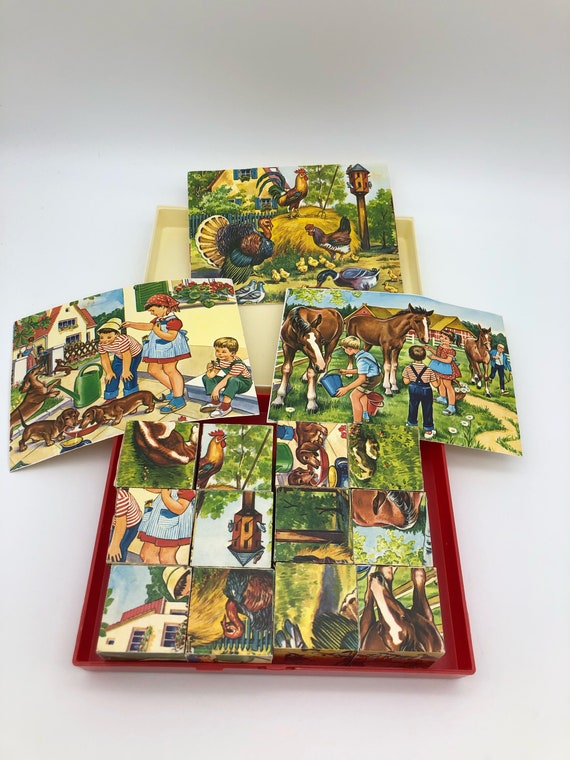 German Block Puzzle - Hermann Eichhorn - Made in West Germany - Etsy
