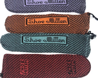 Vintage Knit Shoe Mittens / Socks / Storage / Bag / Holder, by Treinis Bros Inc.