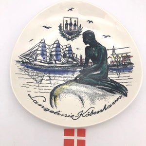 Danish Ceramic Wall Plate - Inger Waage Design - MCM