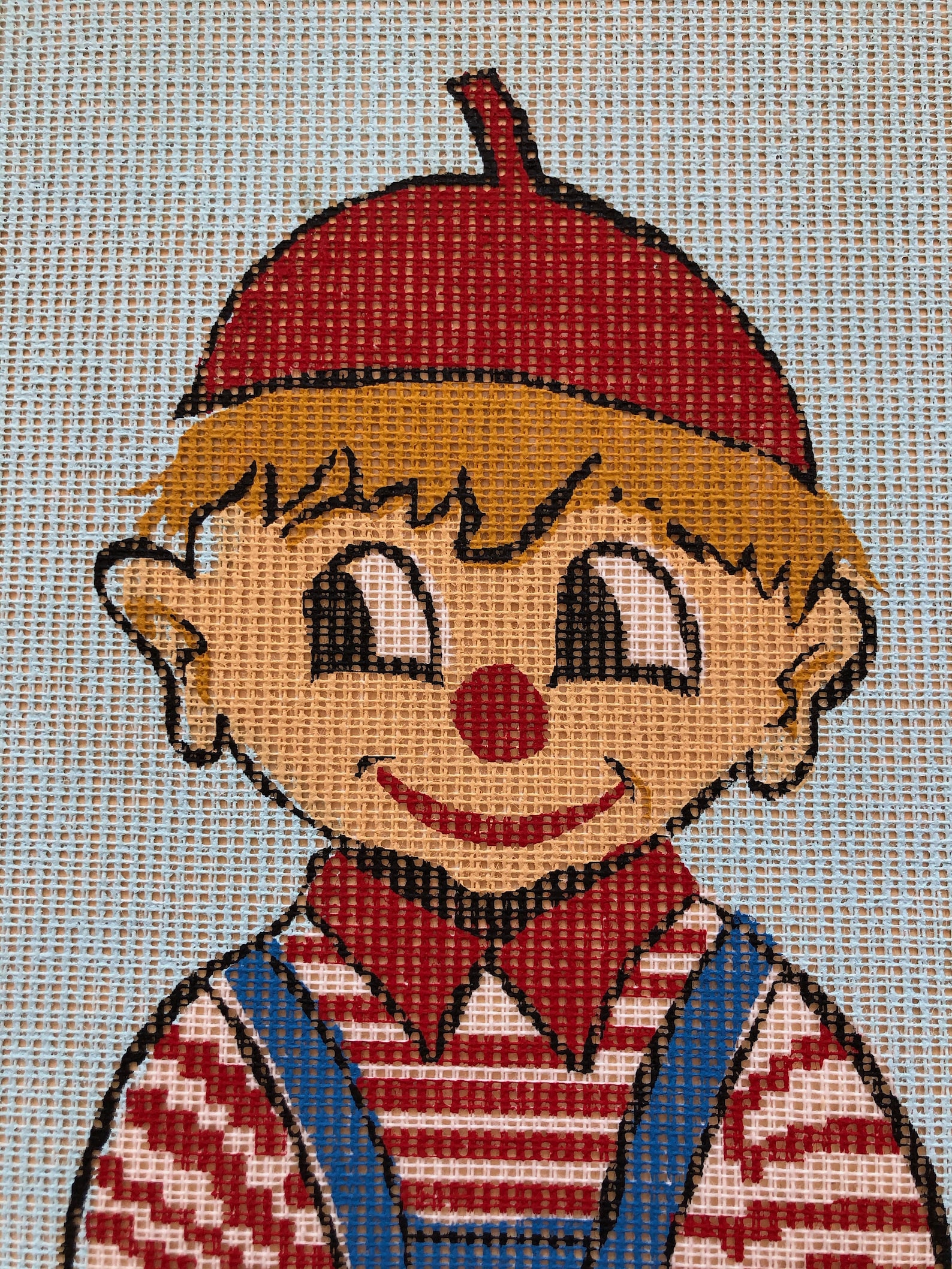 Danish Permin Needlepoint Kit - Vintage Complete With Pattern - Yarn ...