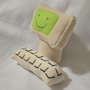 Peluche de computadora (divertido regalo de oficina) [juguete de 20 cm]