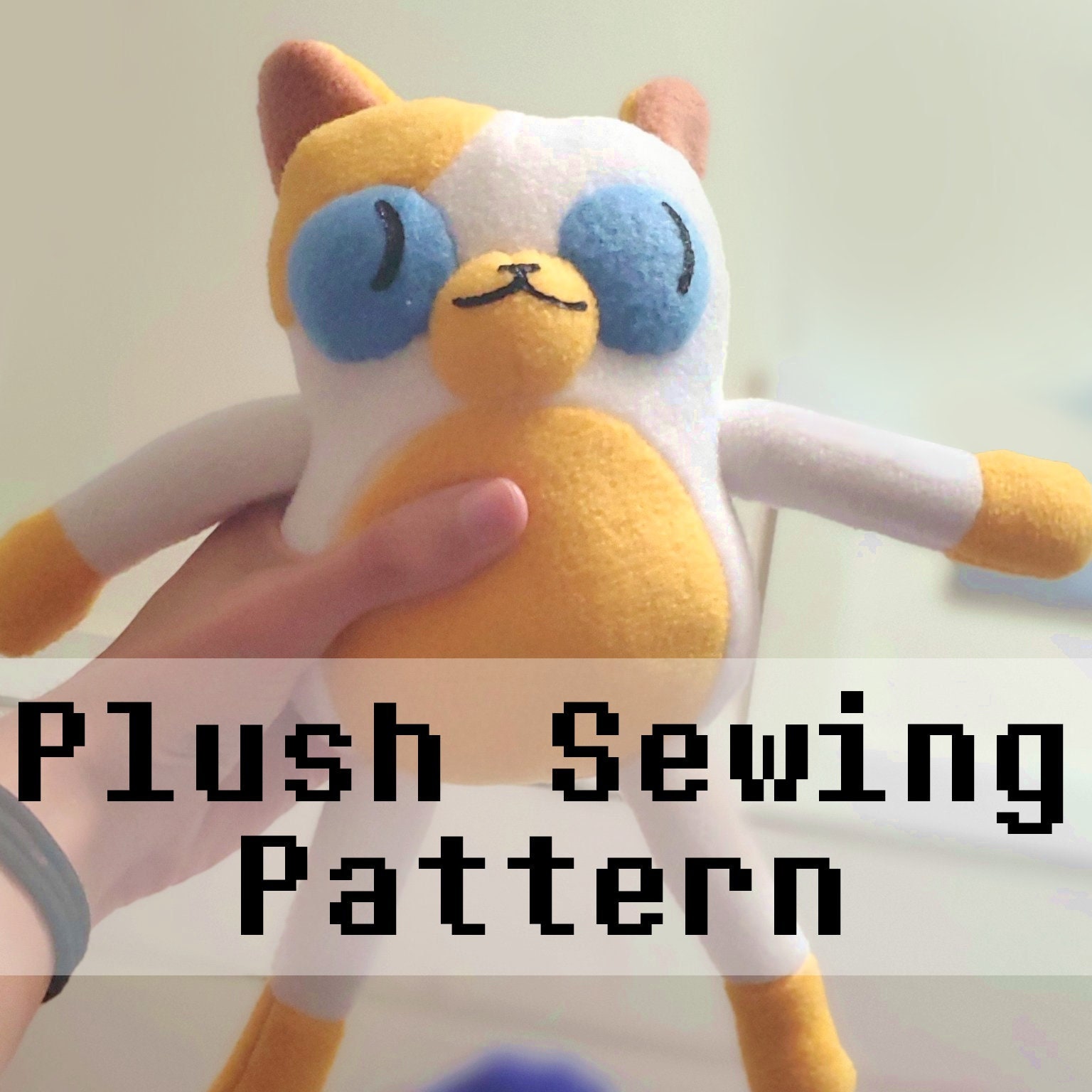 TBH Creature Plush PDF Sewing Pattern yippie Yippee Autism Beast