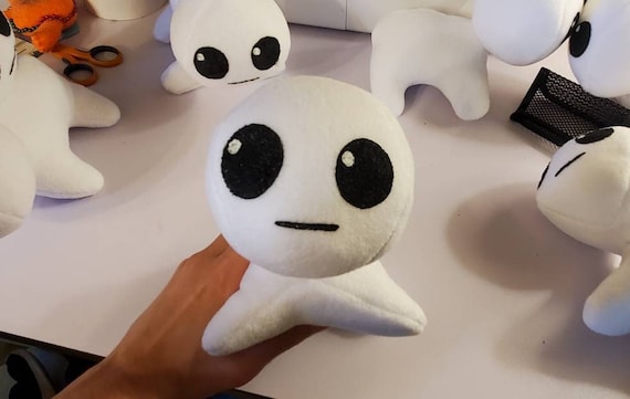 20cm New Thy Creature Plush Toys Cute Soft Stuffed Cartoon White Big Eye  TBH Creature Game Dolls For Kid Birthday Christmas Gift