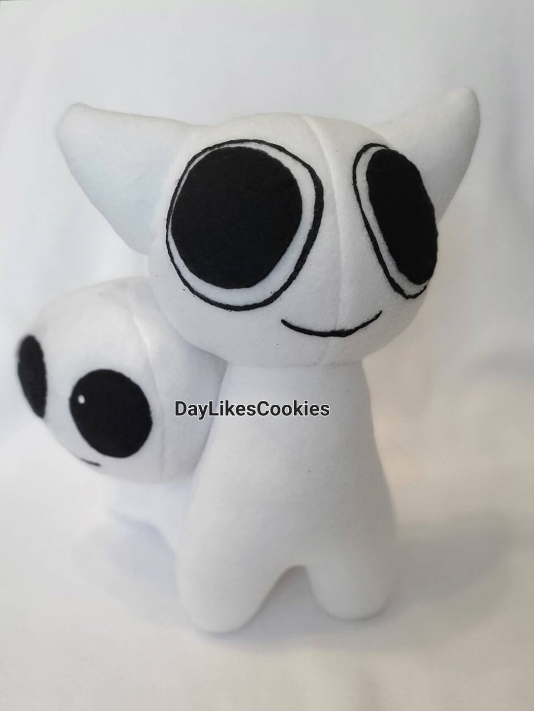 New Thy Creature Plush White Big Eyes Tbh Creature Plush Game