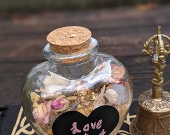 Centerpiece Spell Jar- Love+Attraction