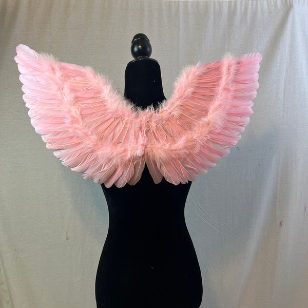 Pink Small Turkey and goose Feather Angel Wings Costume, Party, Photography Fun kids Dress Up Angel Wing - 21