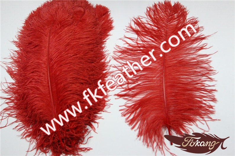 22 24 5pcs Ostrich Feather Hot Pink For DIY Jewelry Craft Making wedding Party Decor Accessories Wedding Supplier image 3