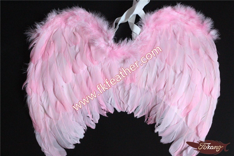 Pink Turkey and Goose Feather Pink Angel Wings Costume Party - Etsy