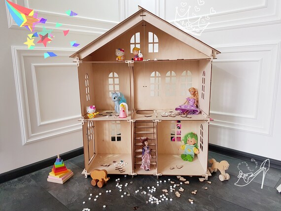 dollhouse for barbie size dolls