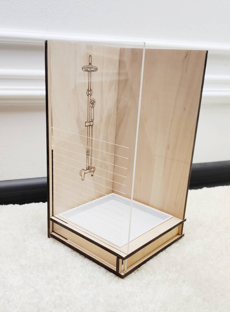 dollhouse miniature shower