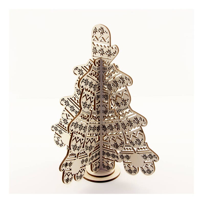 Wooden carved Christmas mini tree. Xmas rustic decoration. Etsy