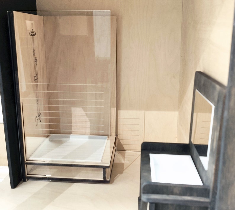 dollhouse shower stall