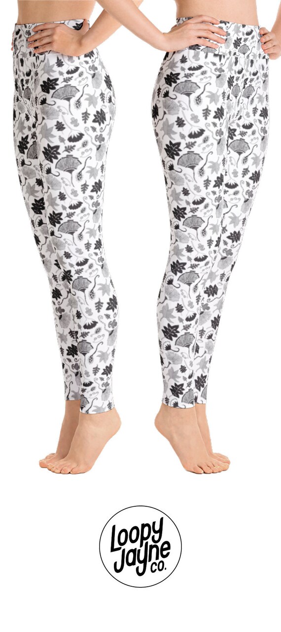 floral yoga leggings