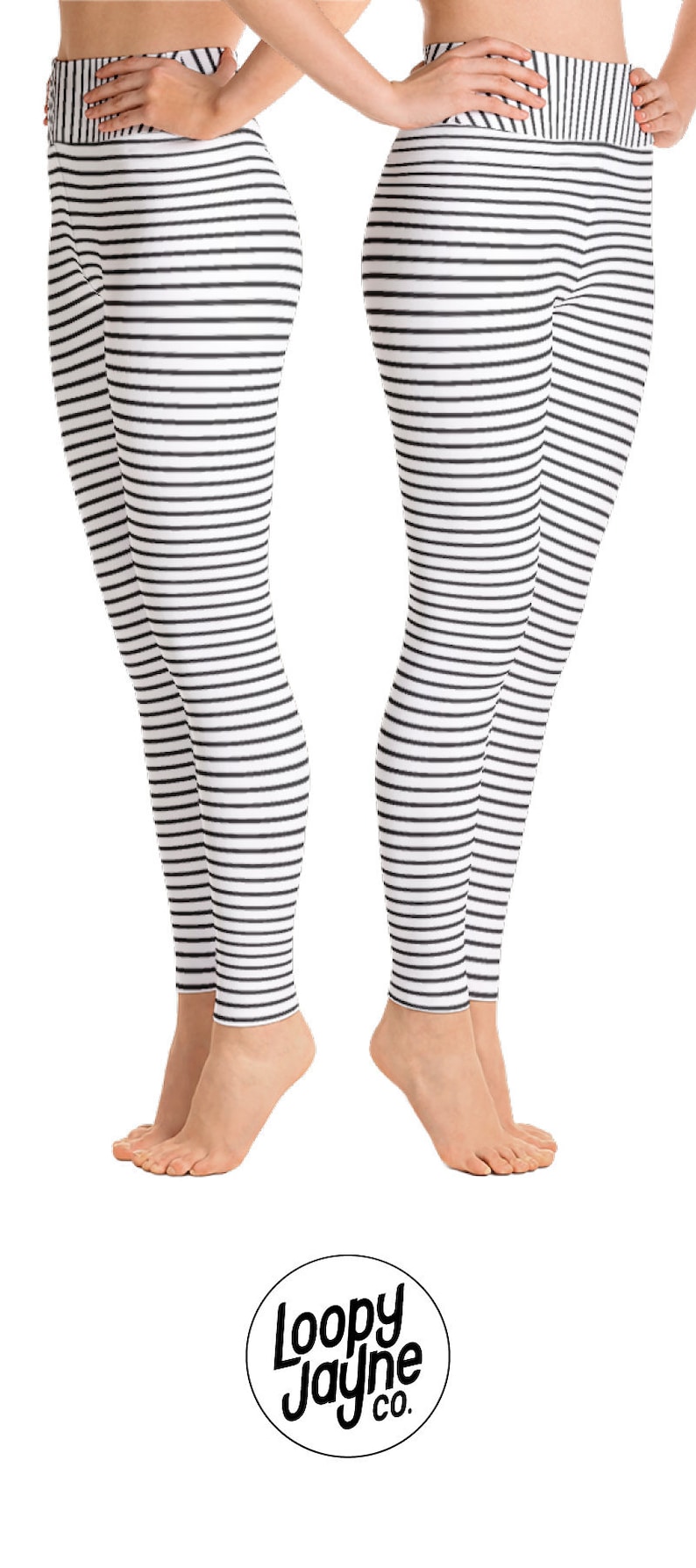 Women Leggings Yoga Pants Women Workout Leggings Striped Yoga Leggings