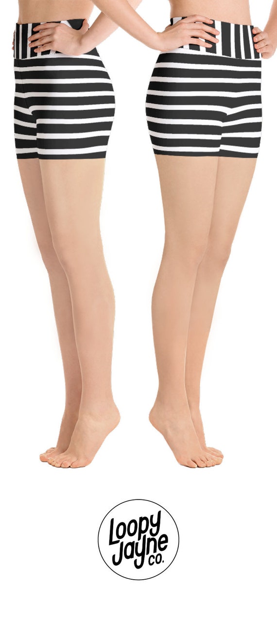 high waisted yoga booty shorts