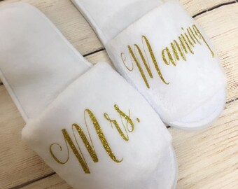 wedding day slippers