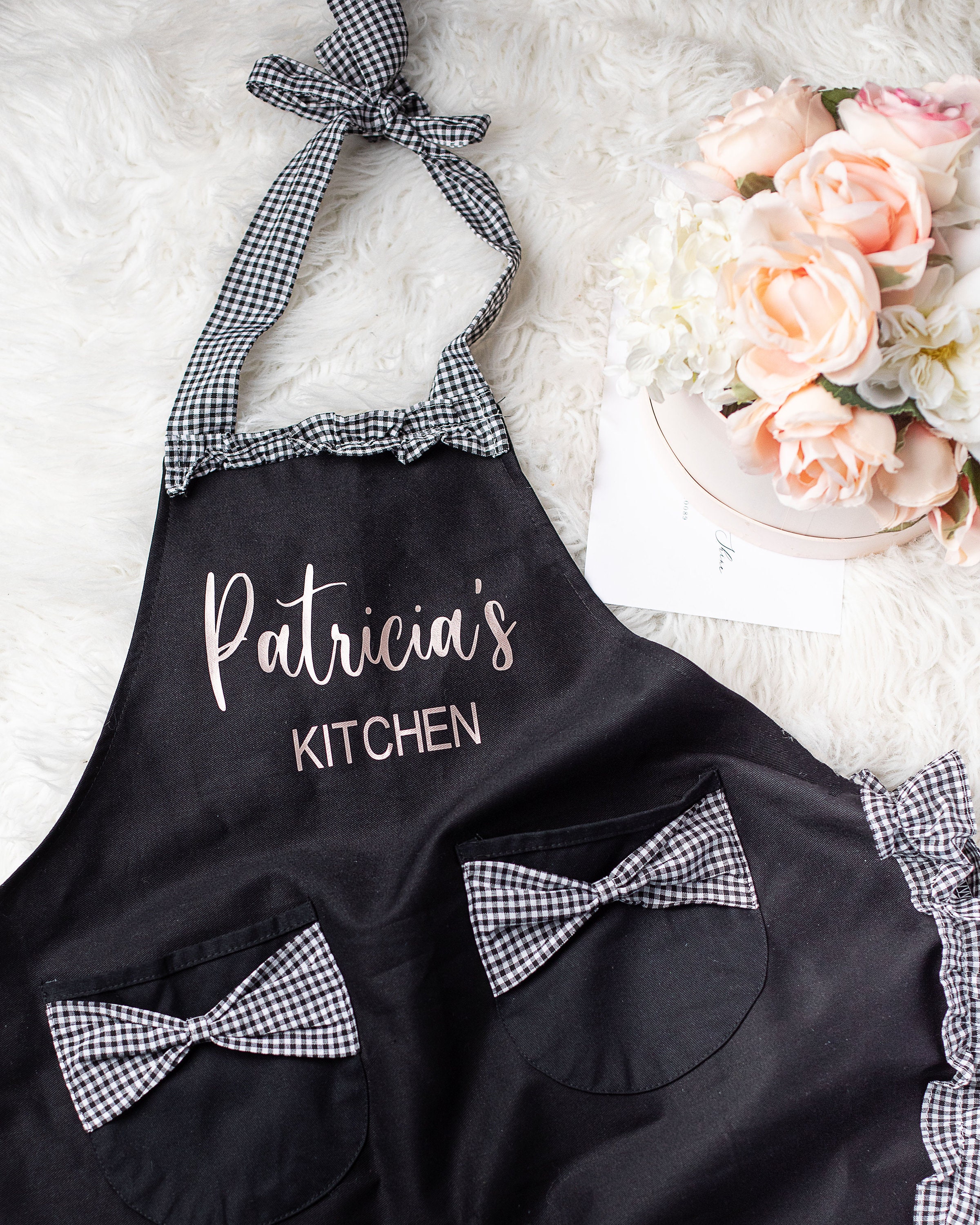 Personalized Apron Funny Apron with pocket Personalized Gift Etsy