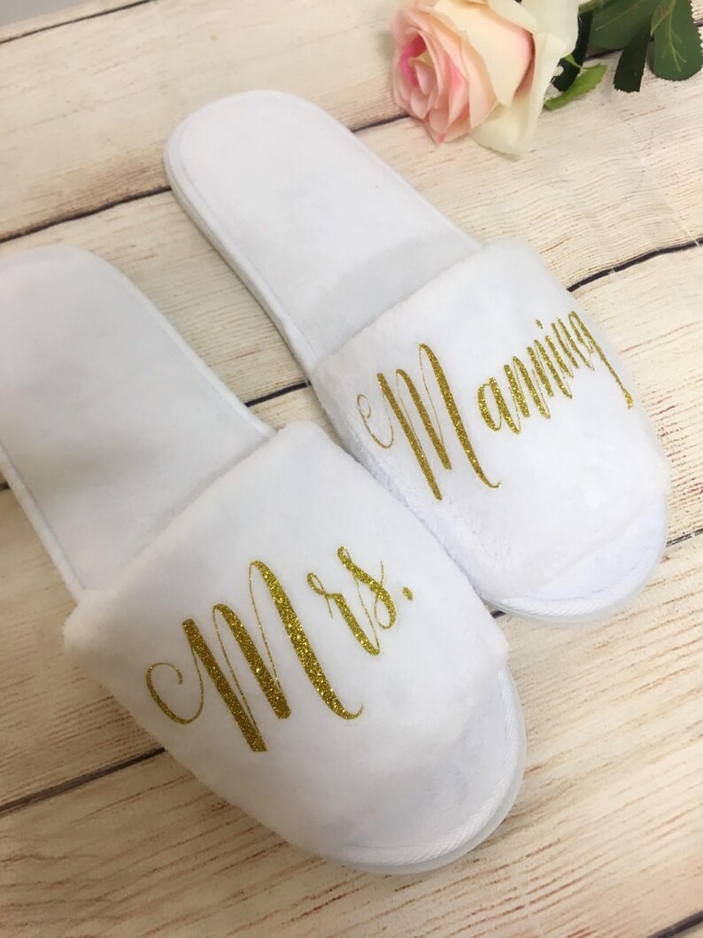 PERSONALISIERTE versandkostenfrei Braut Hausschuhe Etsy