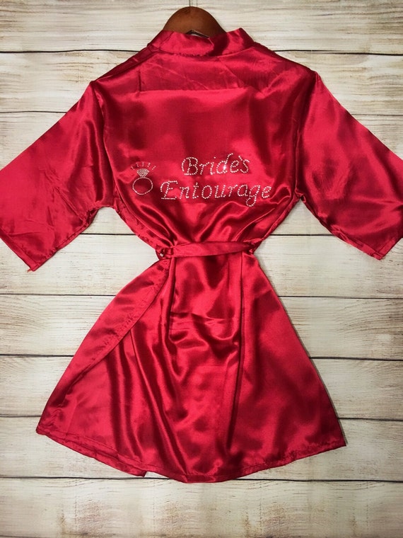 Bride's Entourage Robe Bridal Shower Bride To Be Etsy