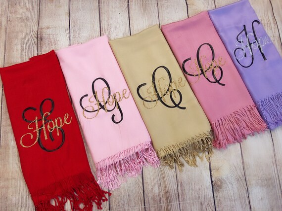 personalized shawl