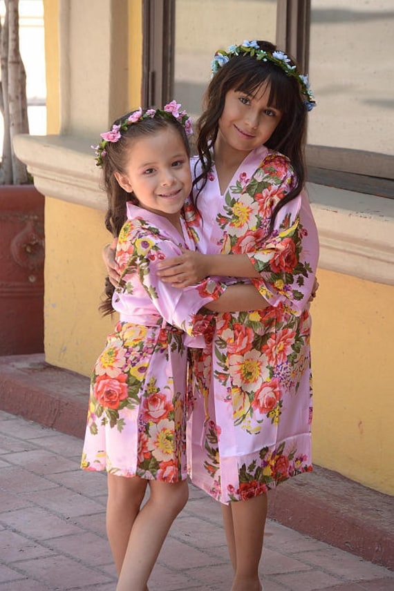 Flower Girl SPA Party Robes for girls Birthday Spa Party Etsy