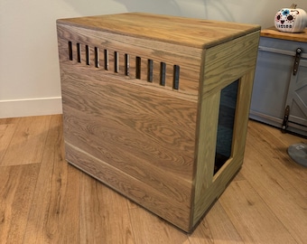 Litter Robot Enclosure, 4 and 3 Litter Box Cover, Modern CAT Furniture, Pet Furniture, Cat Side Cabinet Table, nightstand, Litter Tray