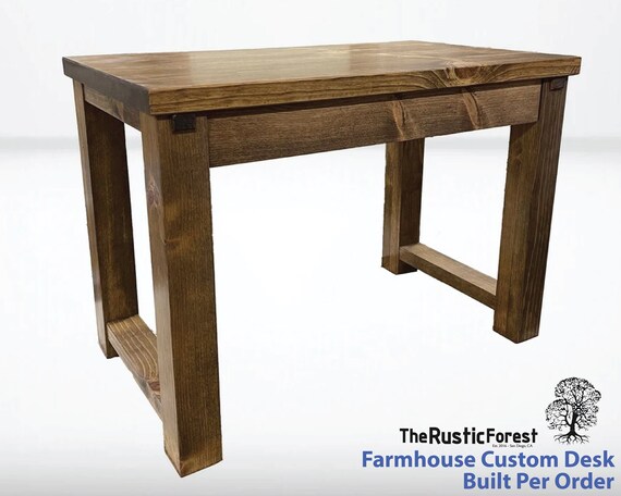 Custom on sale farmhouse desk