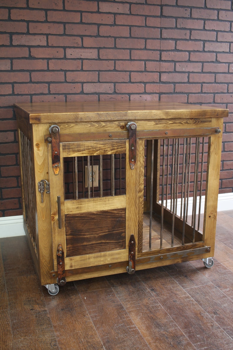 Dog Crate Sliding Barn Door / Fully Custom / Dog House / Etsy