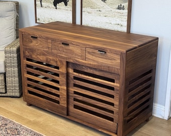 Scandinavian Dog Crate | Solid Wood Modern Dog Kennel | Minimalist Furniture‑Style Pet Crate | Japandi Dog House | Handmade in San Diego