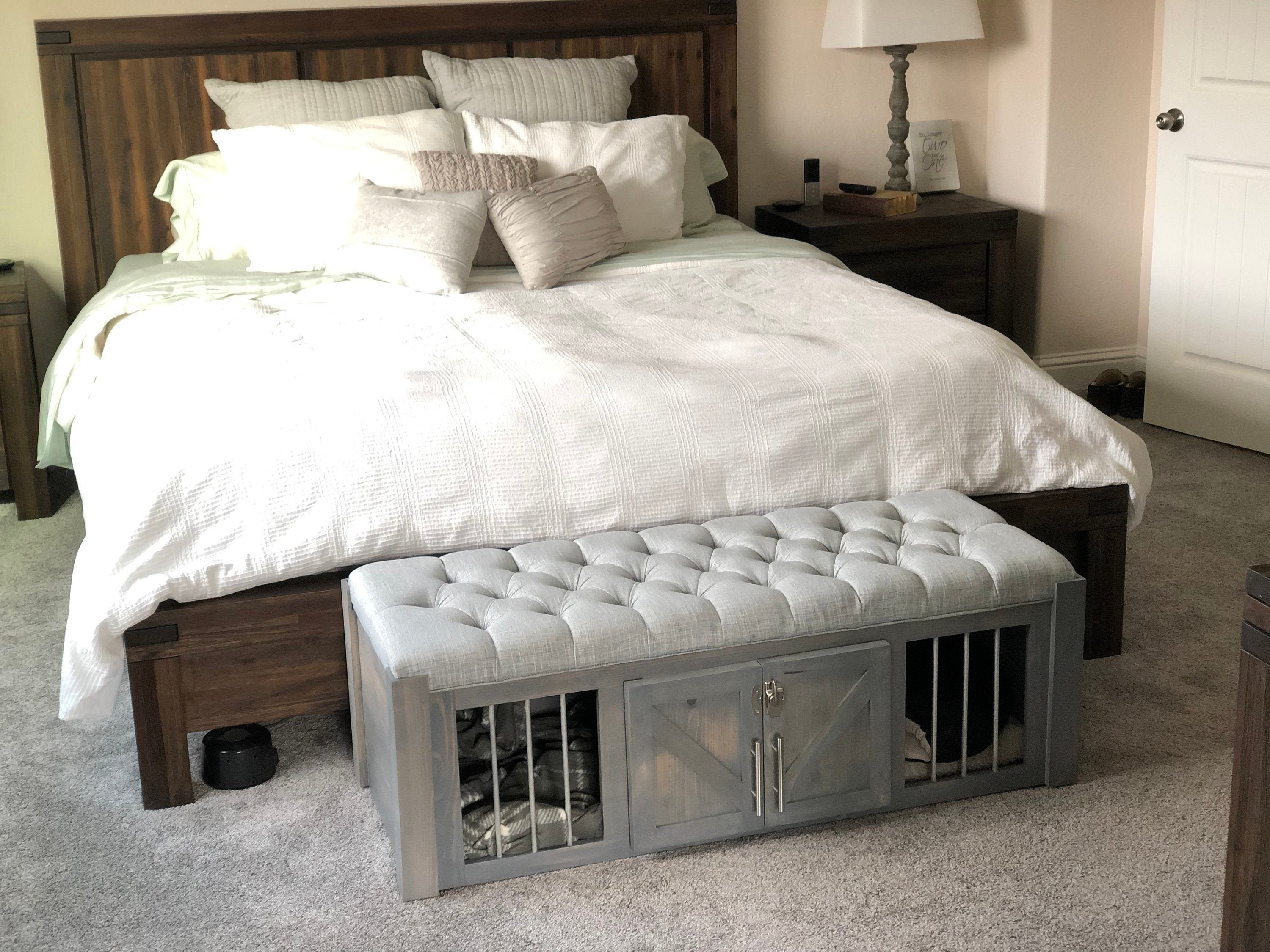 crate in bedroom