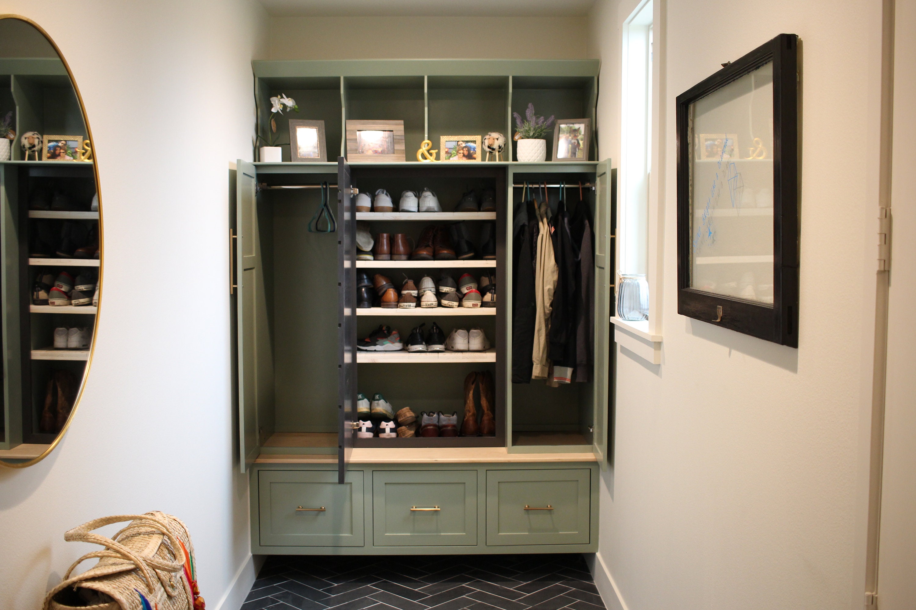 Garage Shoe Cabinet - Modern - Entry - Other - by The Tailored Closet of  Des Moines & Ames