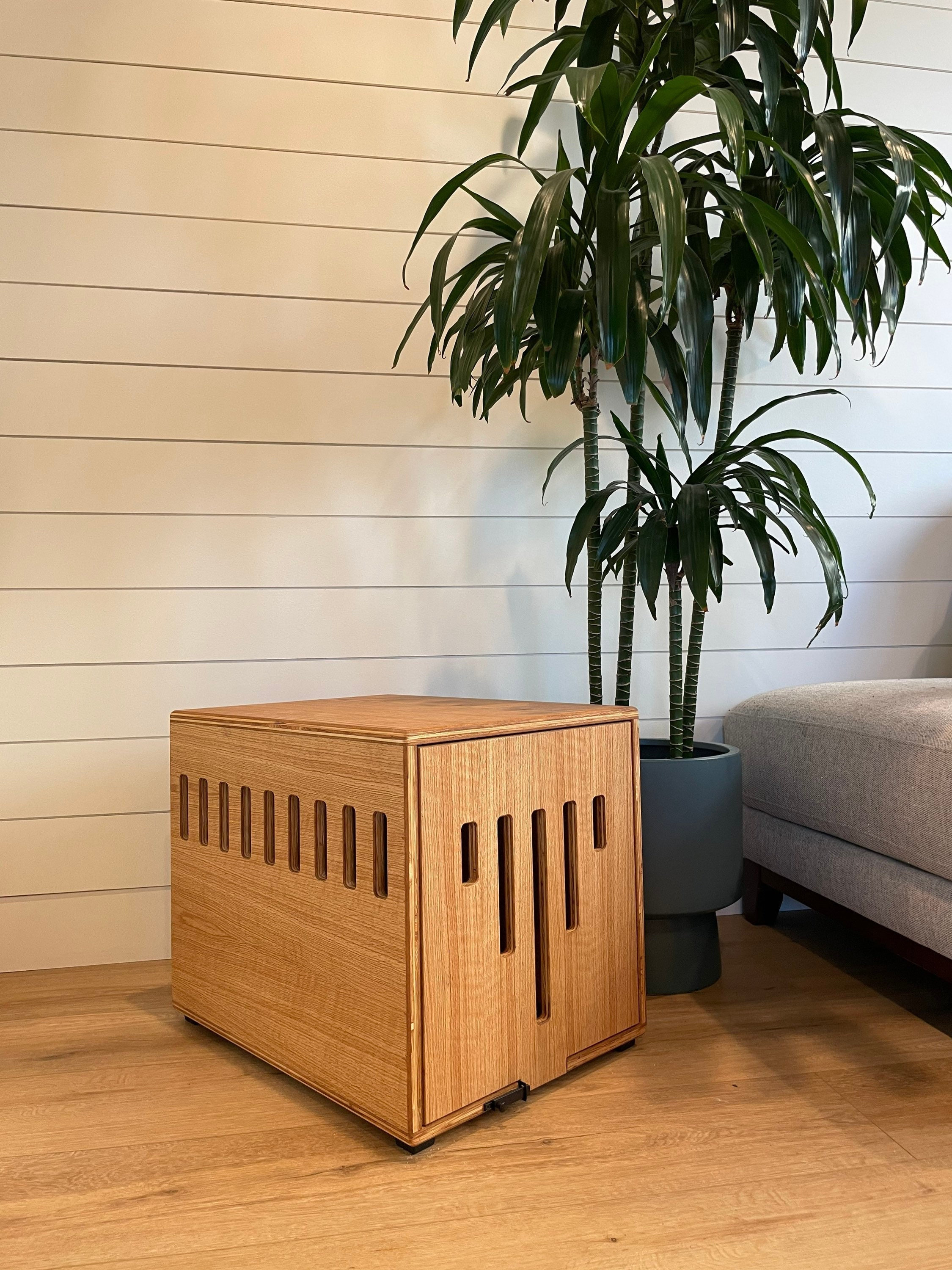 Photo inspiration: Fresh Look at Modern Dog Crate With Flip Up Space Saving Door And