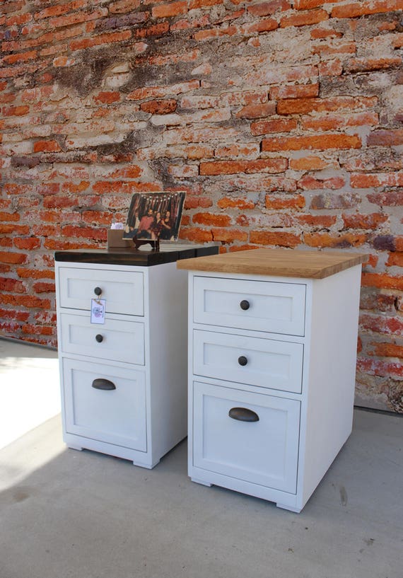 Wood Cabinet W Wood Top Rustic Shabby Filing Cabinet Rustic