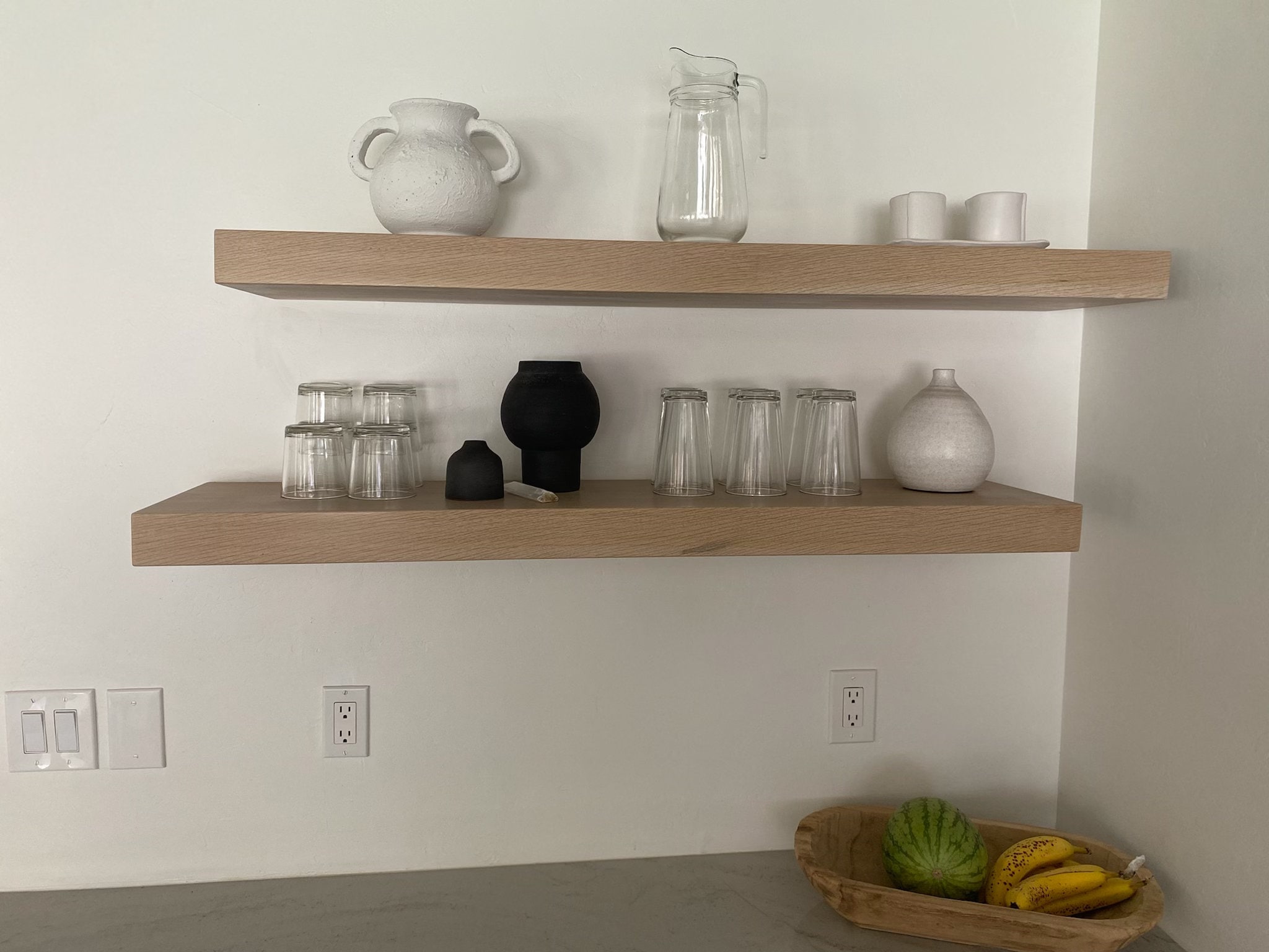 Thick Solid Wood Floating Shelf – Handmade Rustic Wall Decor - Etsy