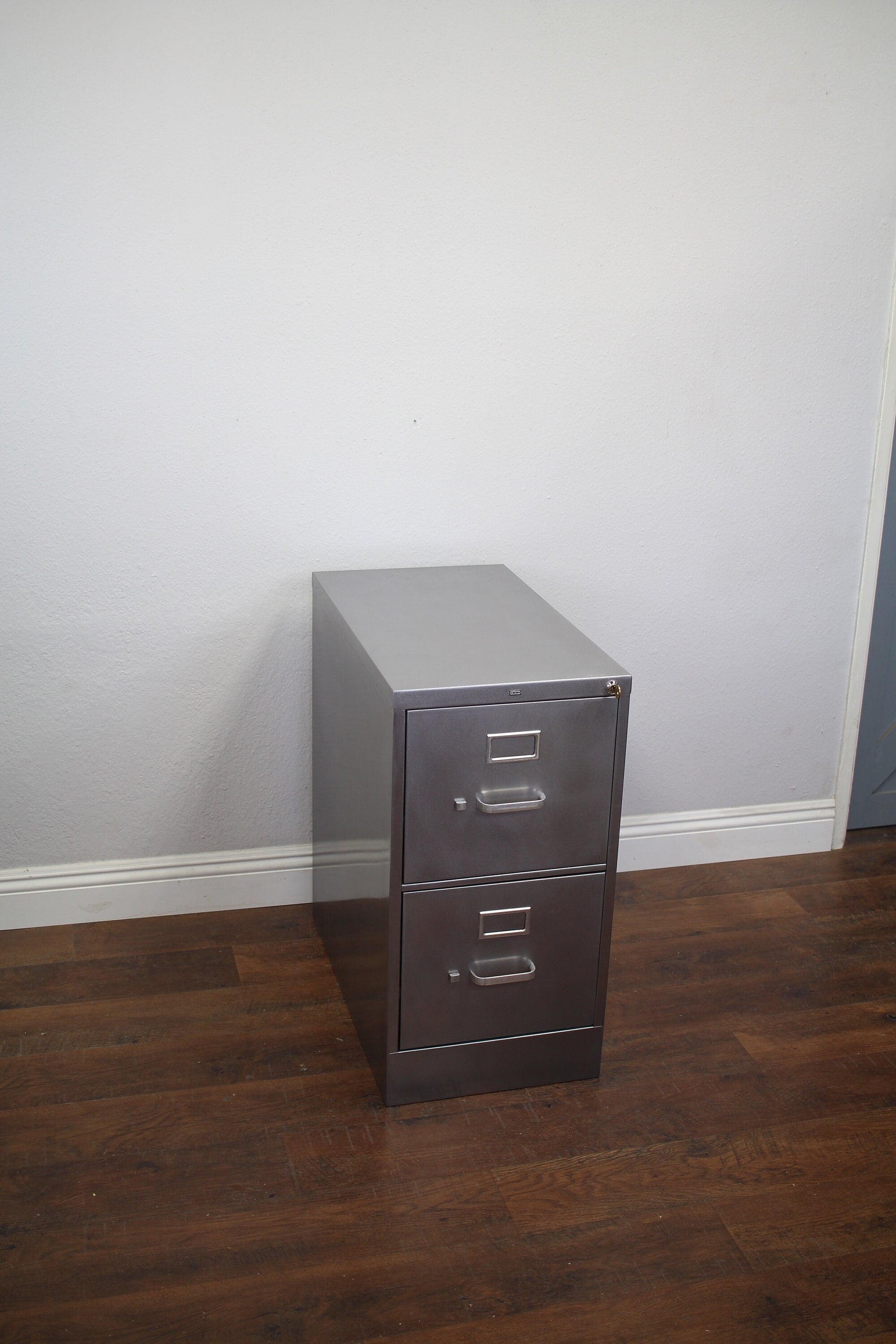 File Cabinet Refinished / 2-drawer Letter-size Metal / Industrial Urban  Modern Contemporary / Steel Filing Cabinet / Rustic Office Furniture - Etsy, image size:2000x3000