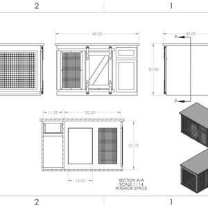 Dog Crate Cabinet and Drawer Sliding barn door / Fully Custom / House / Credenza / Unique / rustic furniture / farmhouse kennel / Custom image 5