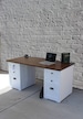 Shaker Desk / Custom Modern Farmhouse / Rustic Desk / Chic Painted / Office Desk / Shabby desk / rustic office furniture / unique desk 