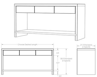 Design Drawings - For Custom Designed Pieces