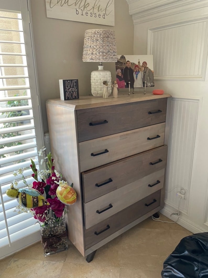 Dresser 3 4 5 Drawer / Modern Vertical Dresser / Etsy